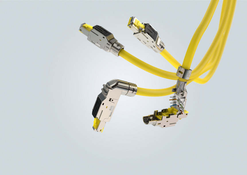 HARTING presents the new RJ Industrial® MultiFeature series